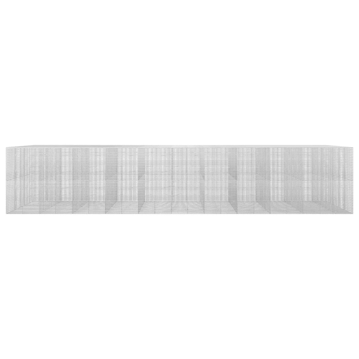 vidaXL Gabion z drutu 3,5 mm i siatką 5x2,5 cm 1050x100x200 cm