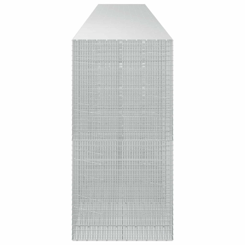 vidaXL Gabion z drutu 3,5 mm i siatką 5x2,5 cm 1050x100x200 cm