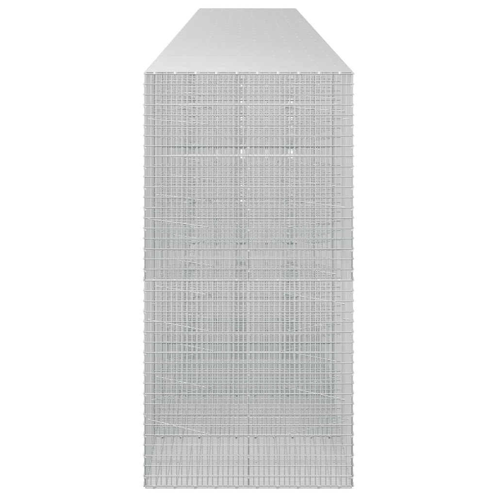vidaXL Gabion z drutu 3,5 mm i siatką 5x2,5 cm 1100x100x200 cm