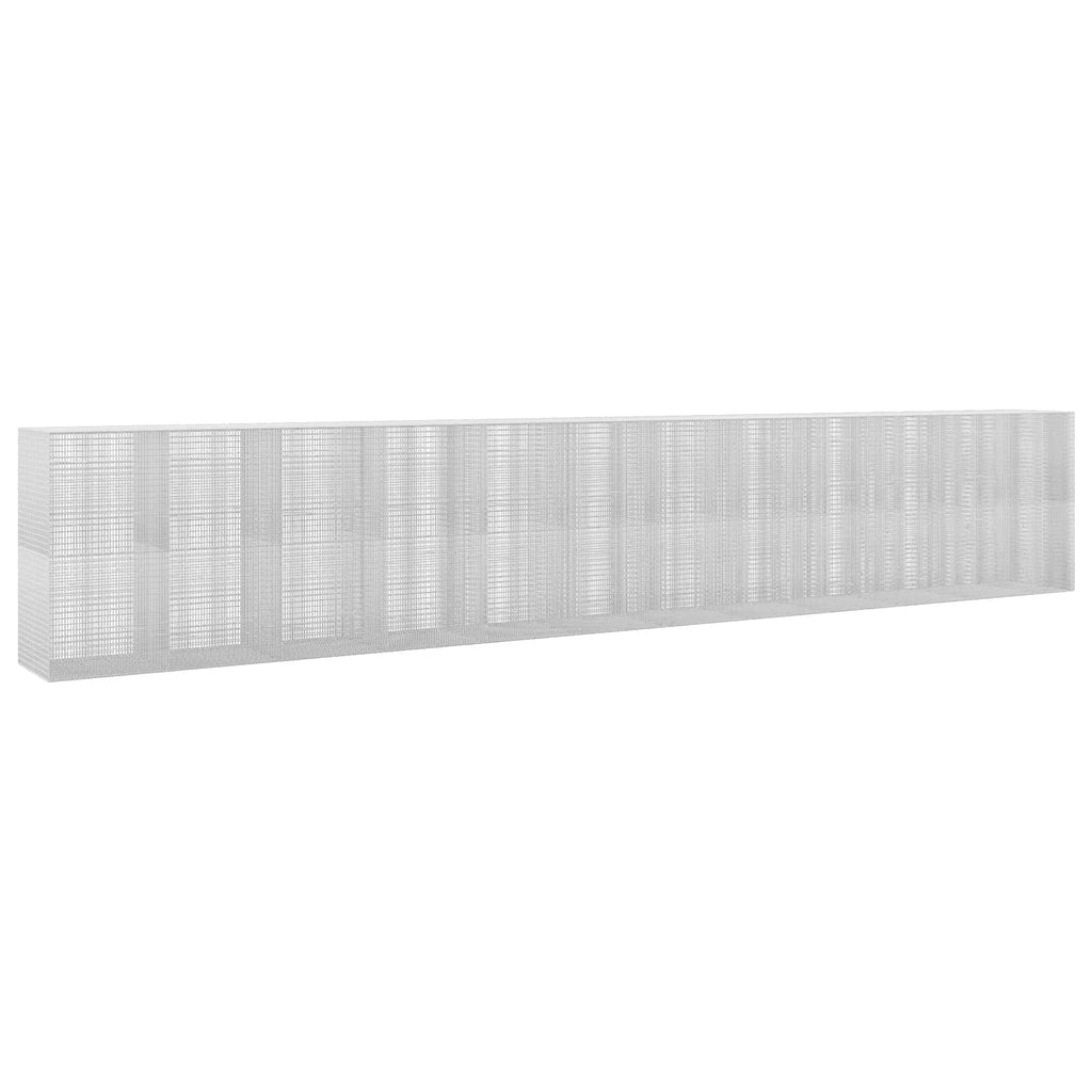 vidaXL Gabion z drutu 3,5 mm i siatką 5x2,5 cm 1150x100x200 cm