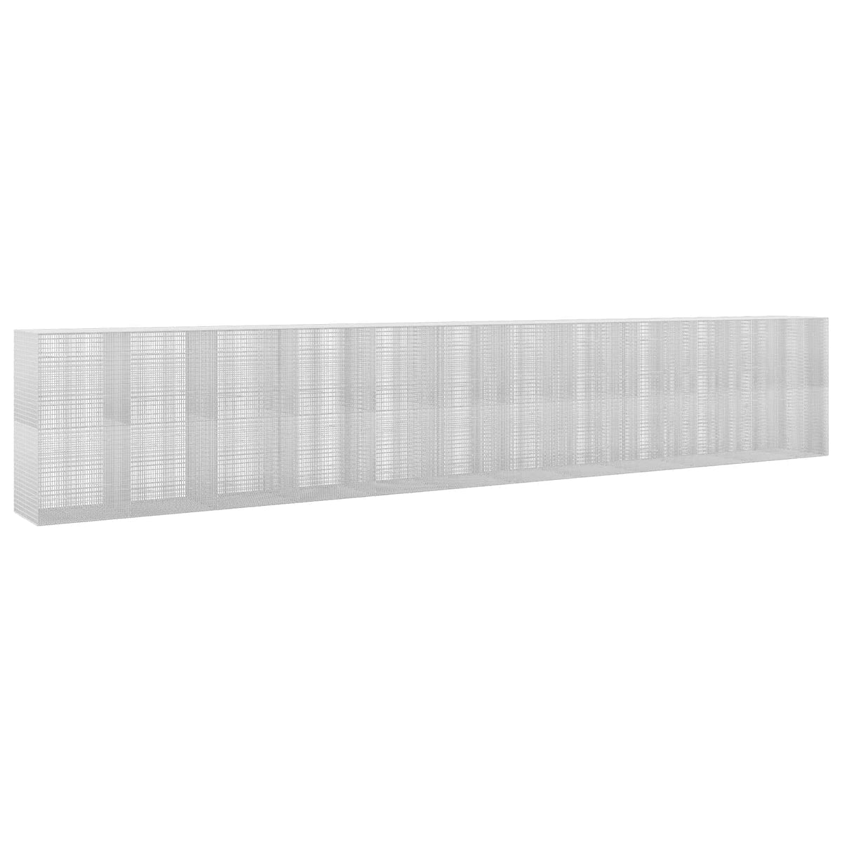 vidaXL Gabion z drutu 3,5 mm i siatką 5x2,5 cm 1150x100x200 cm