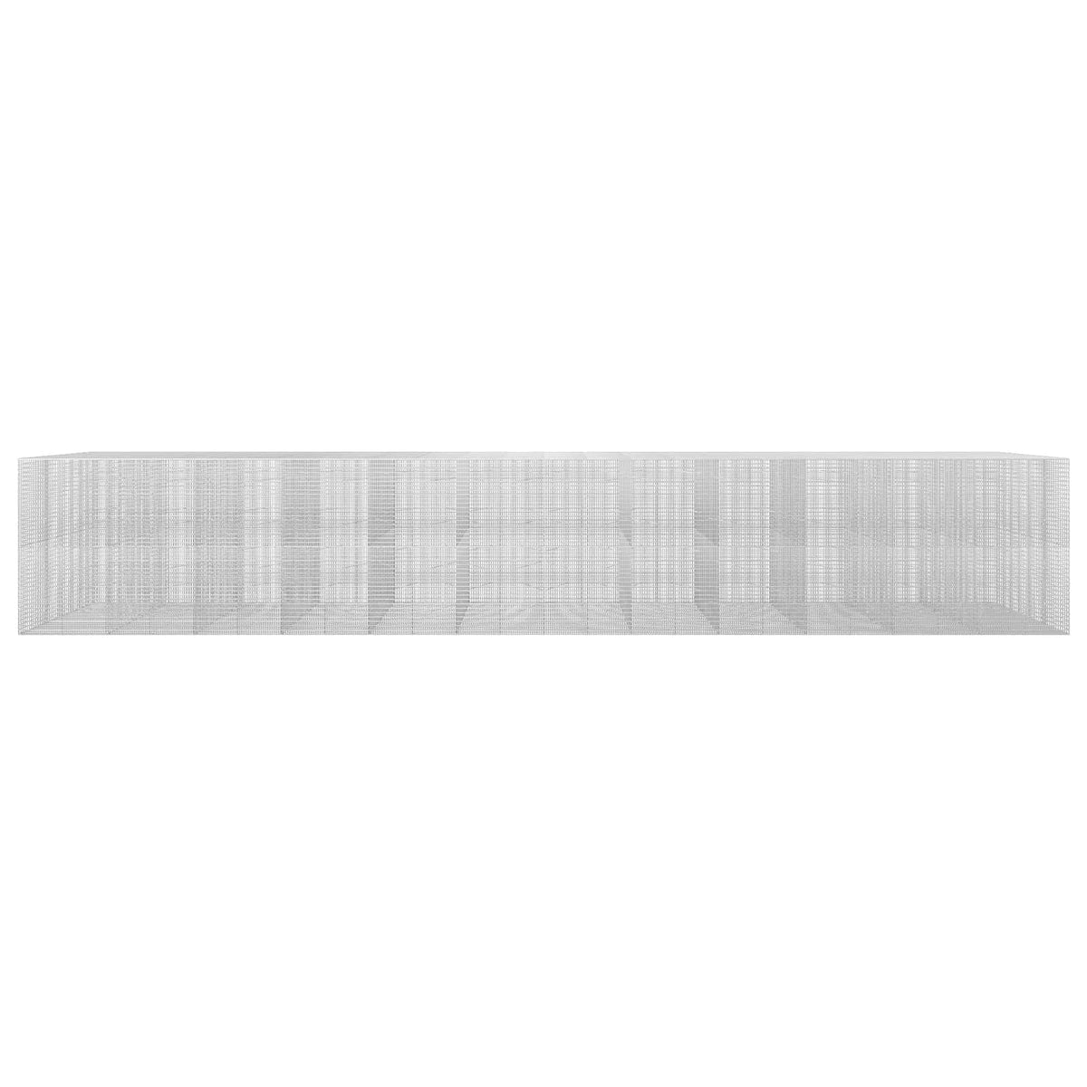 vidaXL Gabion z drutu 3,5 mm i siatką 5x2,5 cm 1200x100x200 cm
