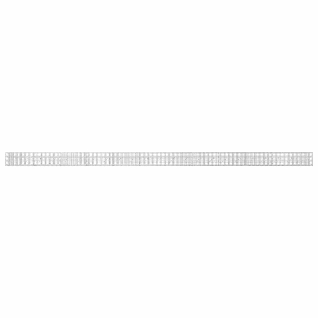 vidaXL Gabion z drutu 3,5 mm i siatką 5x5 cm 1150x10x50 cm