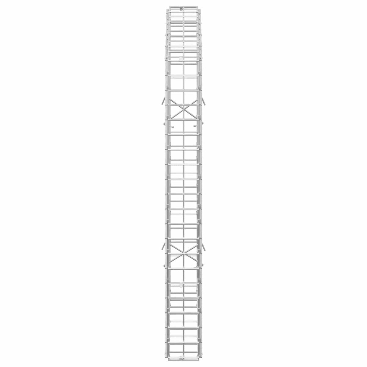 vidaXL Gabion z drutu 3,5 mm i siatką 5x5 cm 50x10x100 cm