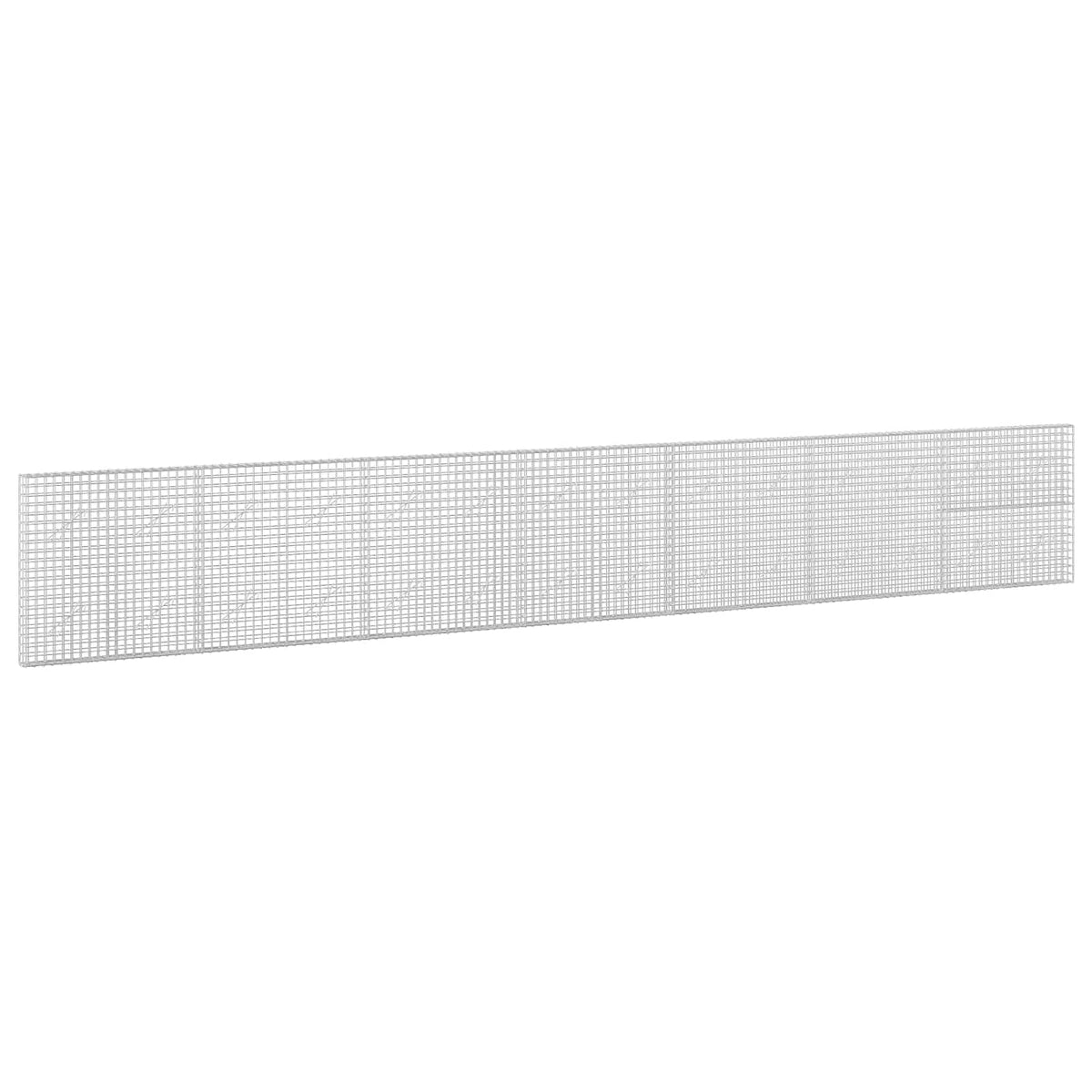 vidaXL Gabion z drutu 3,5 mm i siatką 5x5 cm 700x10x100 cm