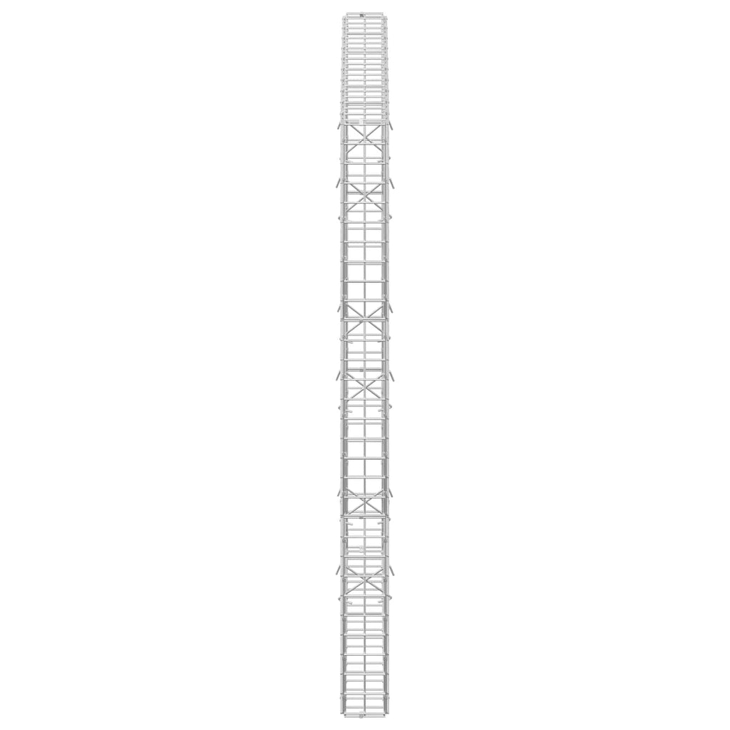 vidaXL Gabion z drutu 3,5 mm i siatką 5x5 cm 100x10x150 cm