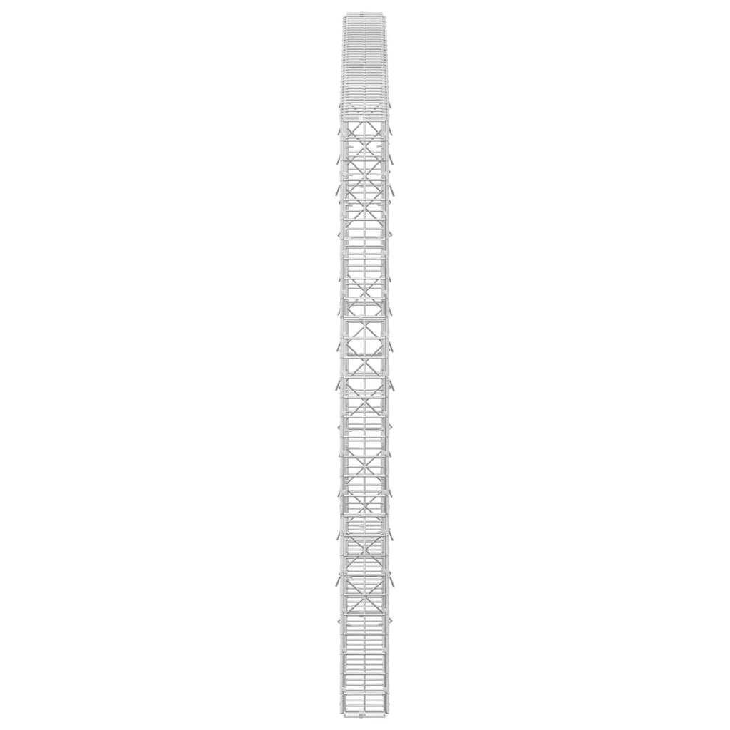 vidaXL Gabion z drutu 3,5 mm i siatką 5x5 cm 200x10x150 cm