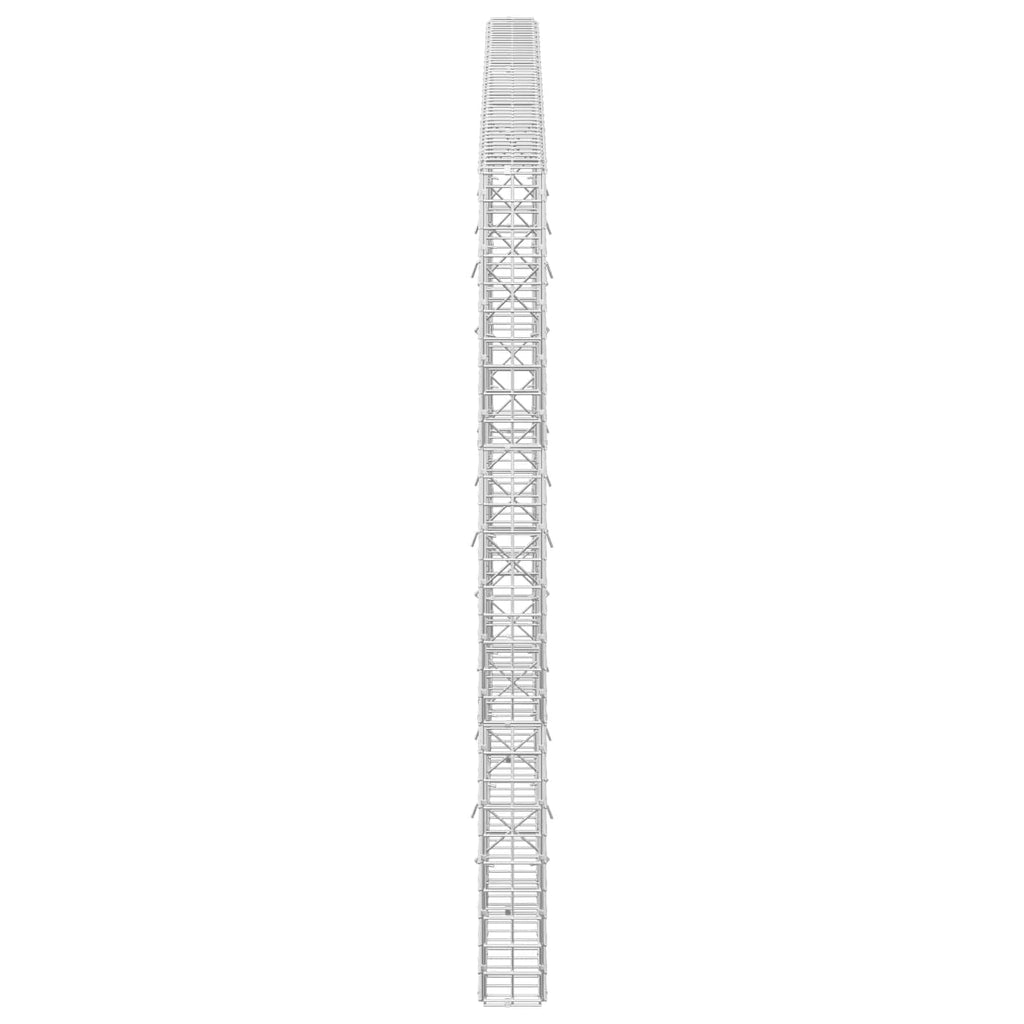 vidaXL Gabion z drutu 3,5 mm i siatką 5x5 cm 250x10x150 cm
