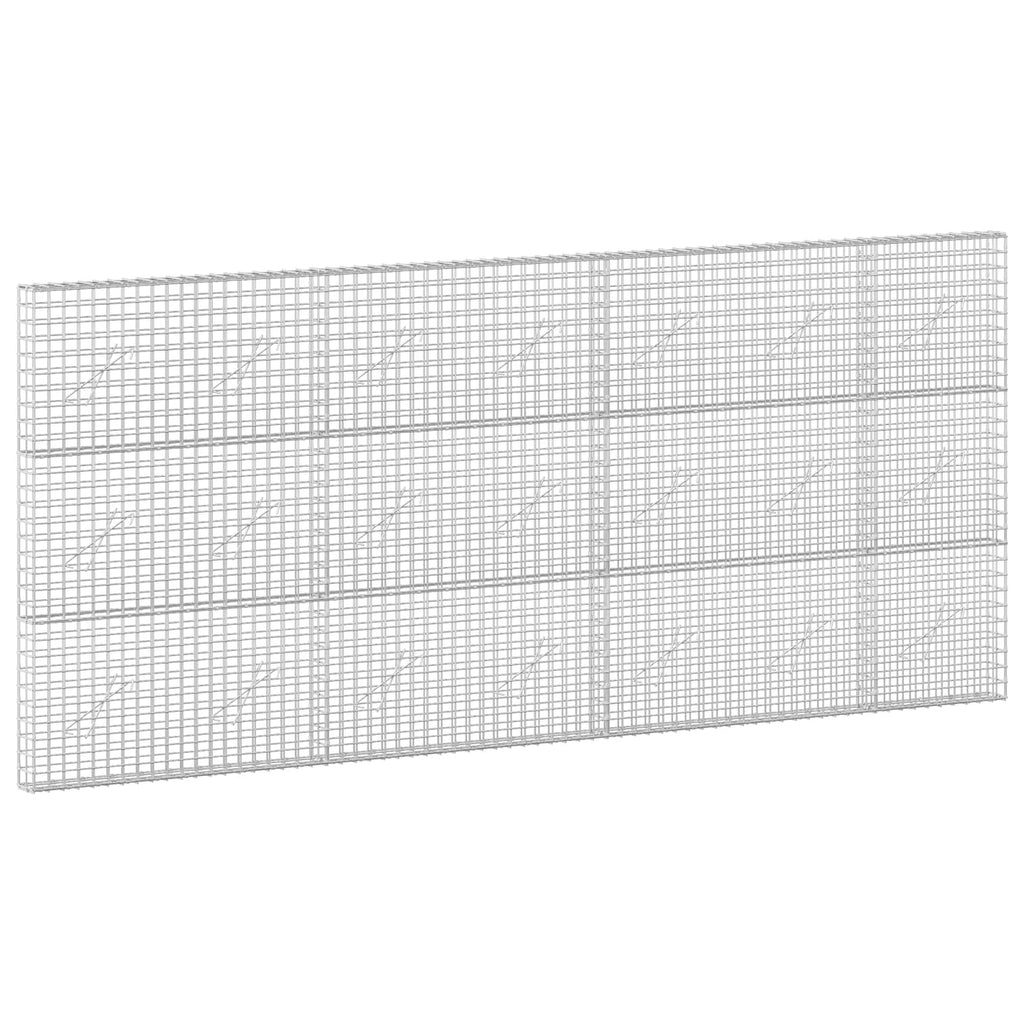 vidaXL Gabion z drutu 3,5 mm i siatką 5x5 cm 350x10x150 cm