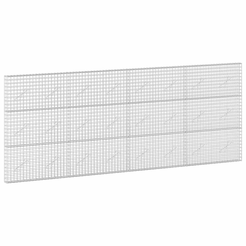 vidaXL Gabion z drutu 3,5 mm i siatką 5x5 cm 400x10x150 cm