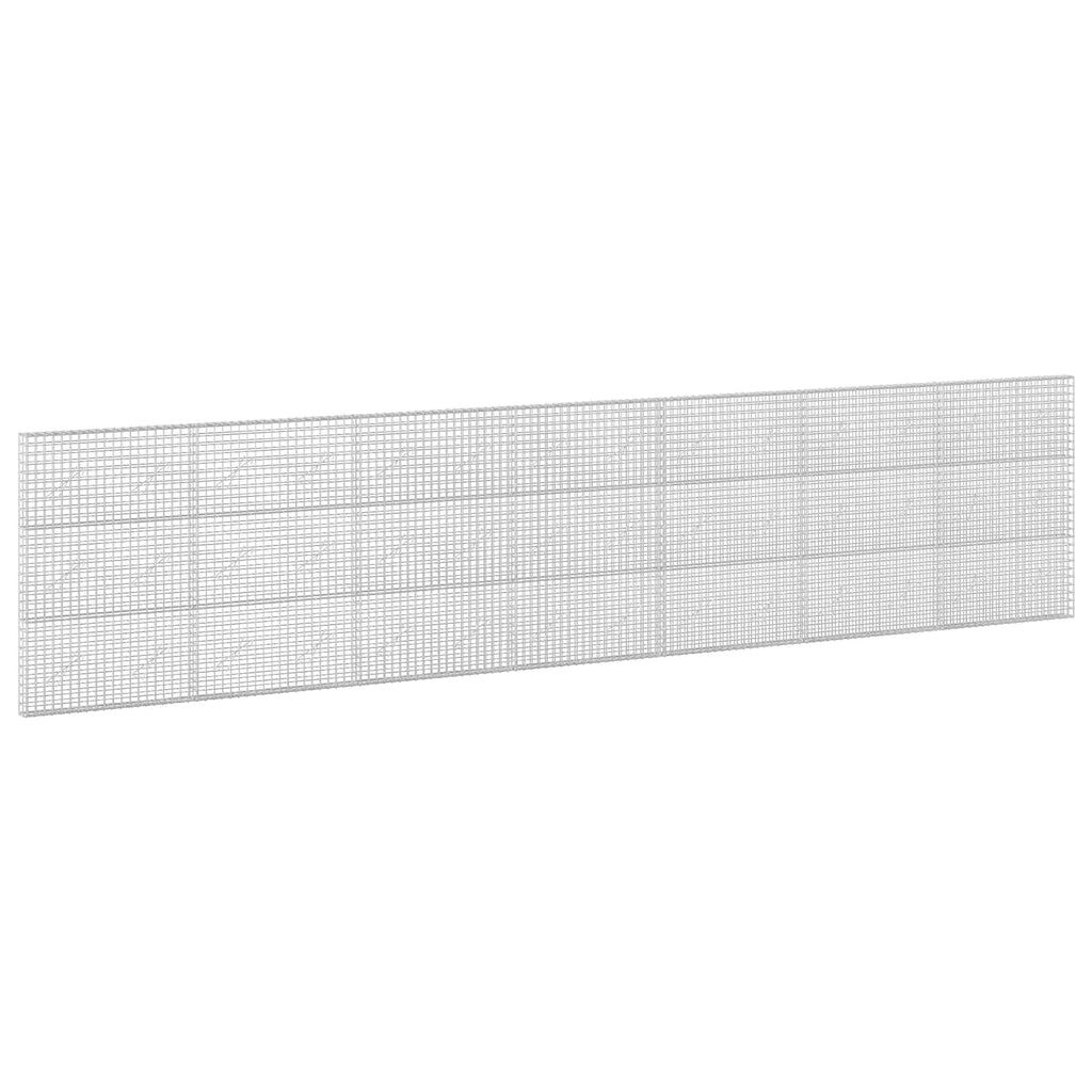 vidaXL Gabion z drutu 3,5 mm i siatką 5x5 cm 700x10x150 cm