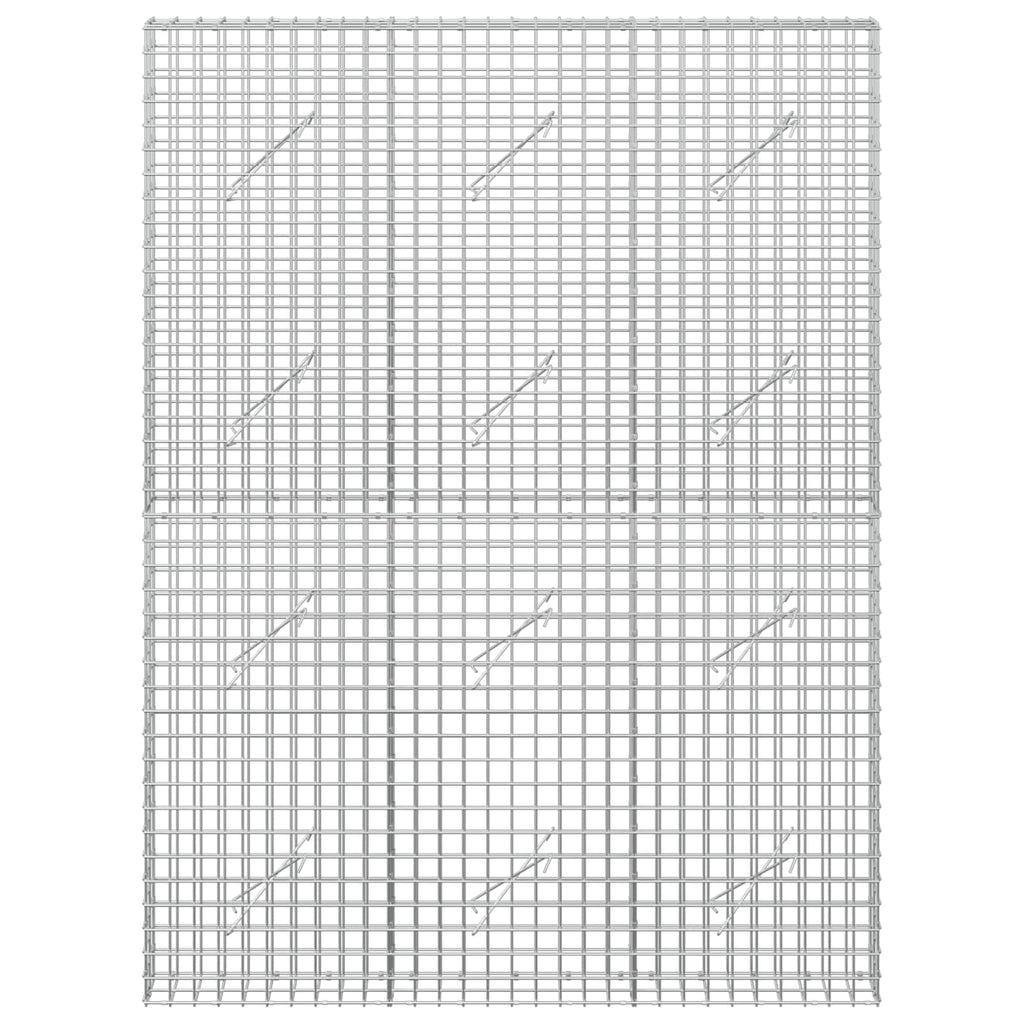 vidaXL Gabion z drutu 3,5 mm i siatką 5x5 cm 150x10x200 cm