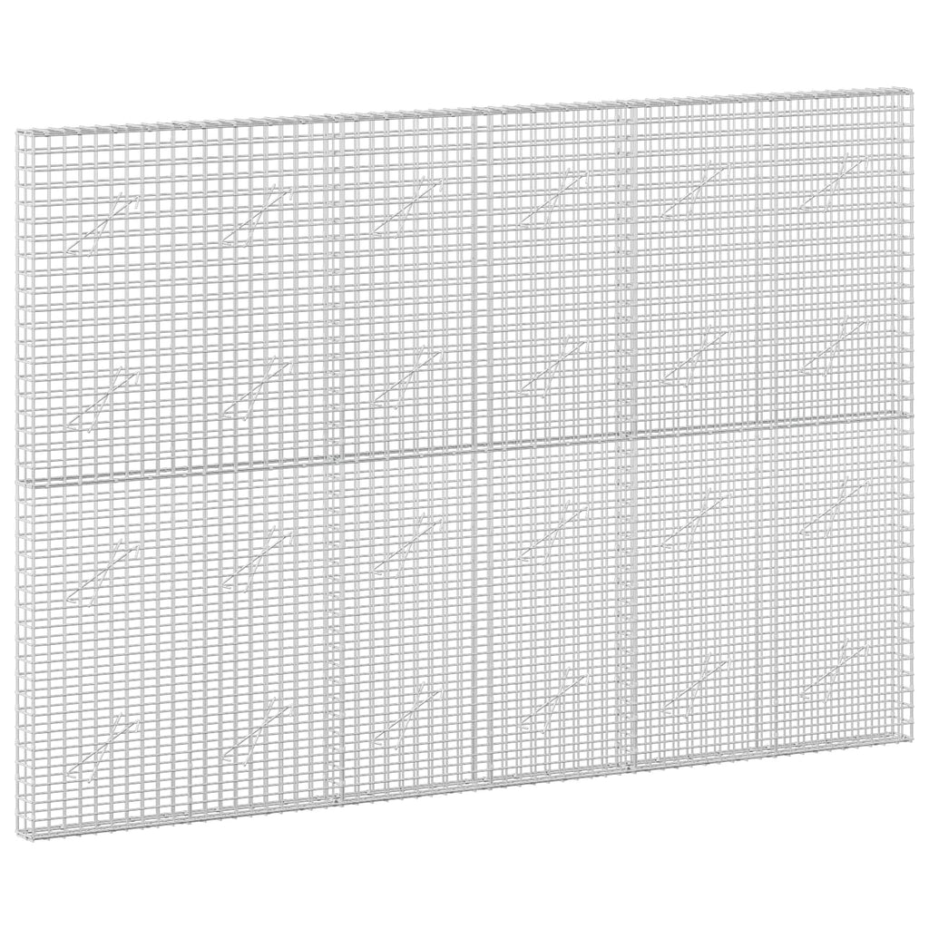 vidaXL Gabion z drutu 3,5 mm i siatką 5x5 cm 300x10x200 cm