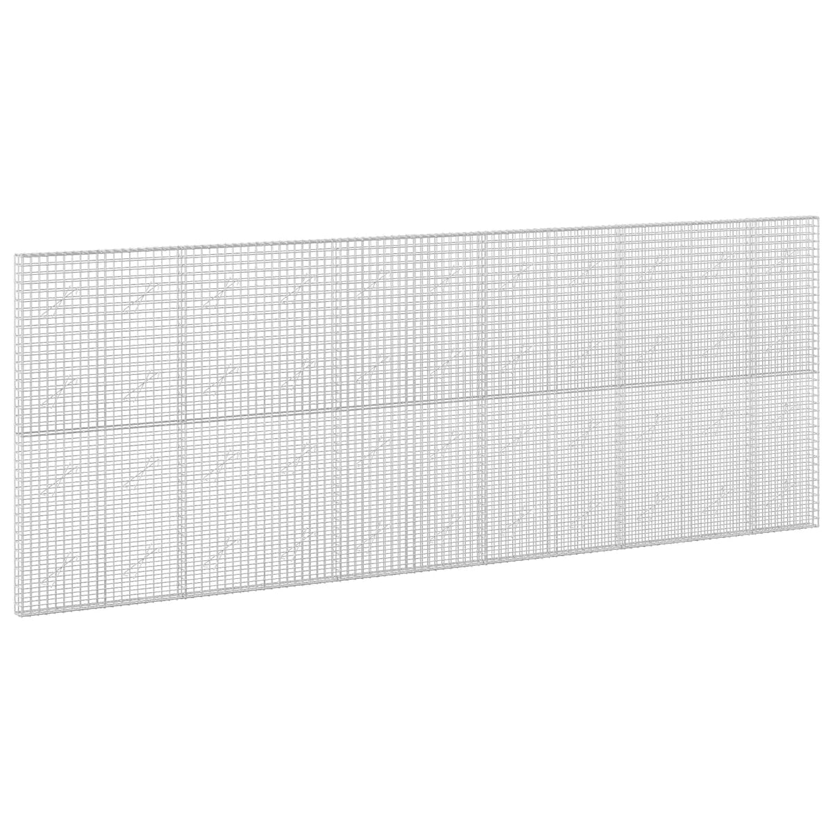 vidaXL Gabion z drutu 3,5 mm i siatką 5x5 cm 550x10x200 cm
