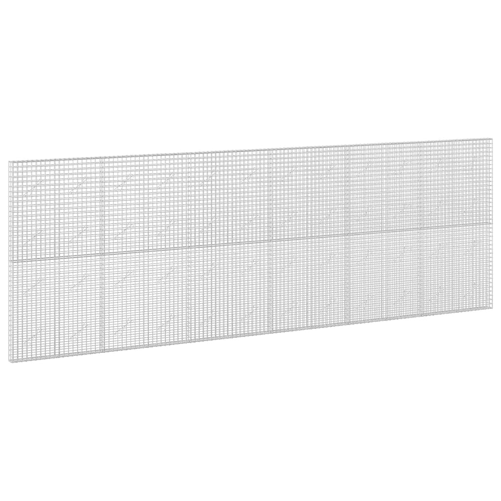 vidaXL Gabion z drutu 3,5 mm i siatką 5x5 cm 600x10x200 cm
