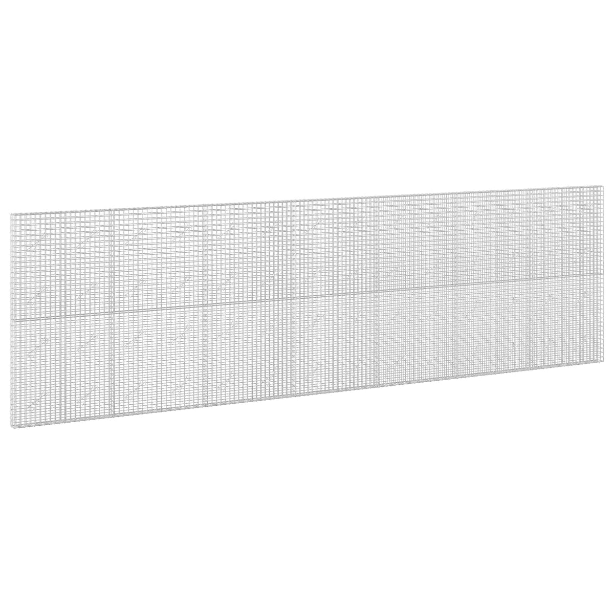 vidaXL Gabion z drutu 3,5 mm i siatką 5x5 cm 700x10x200 cm
