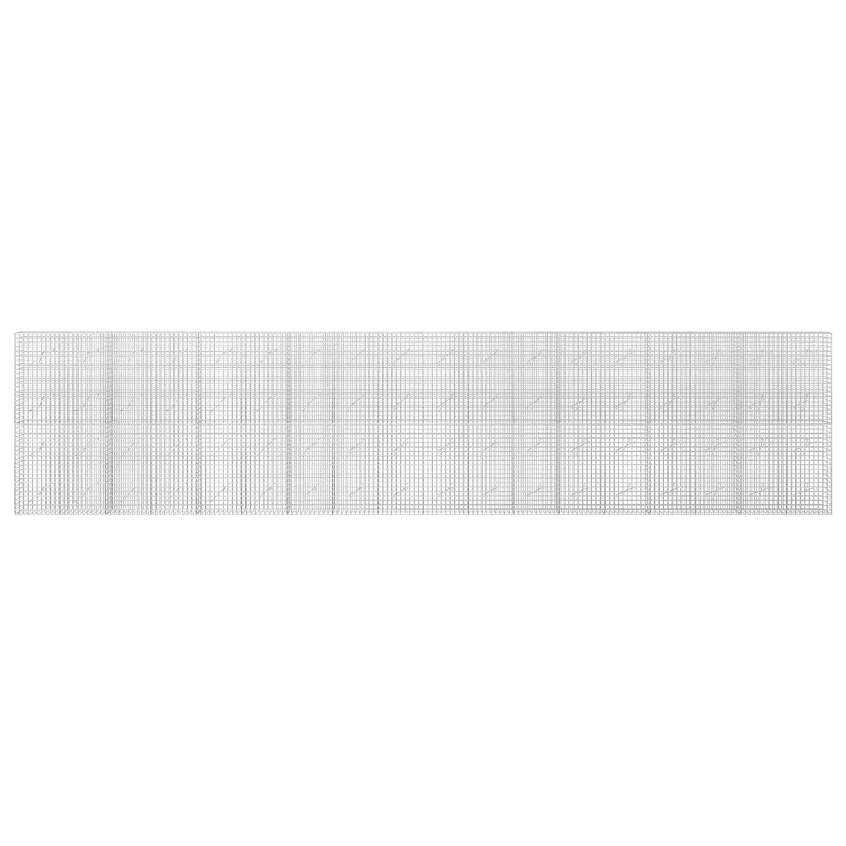 vidaXL Gabion z drutu 3,5 mm i siatką 5x5 cm 900x10x200 cm