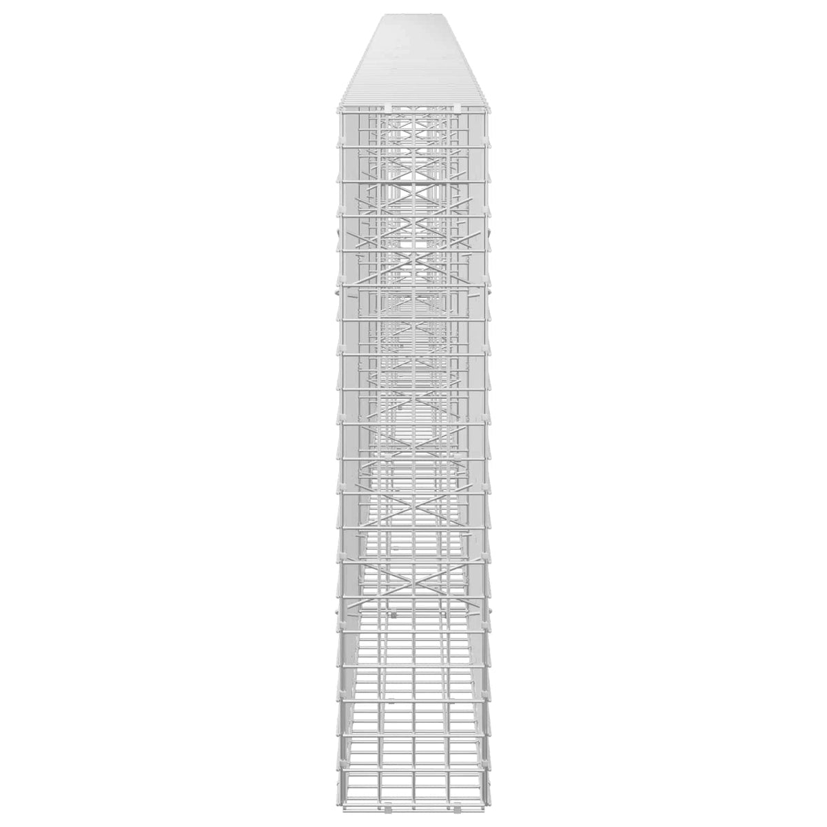 vidaXL Gabion z drutu 3,5 mm i siatką 5x5 cm 500x20x100 cm
