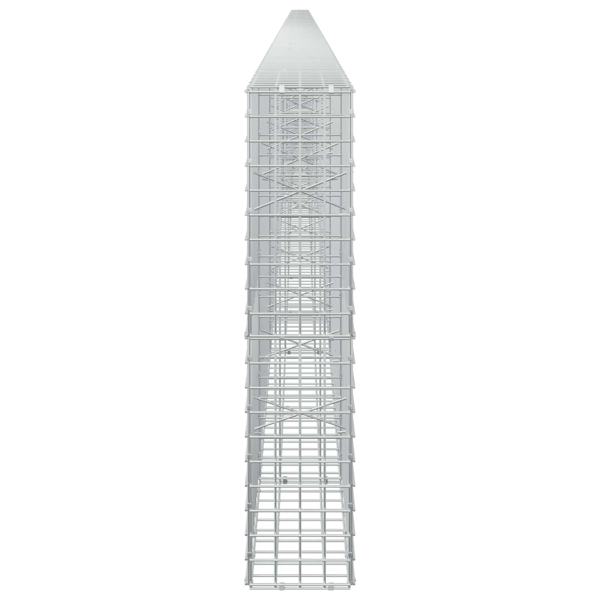 vidaXL Gabion z drutu 3,5 mm i siatką 5x5 cm 1150x20x100 cm