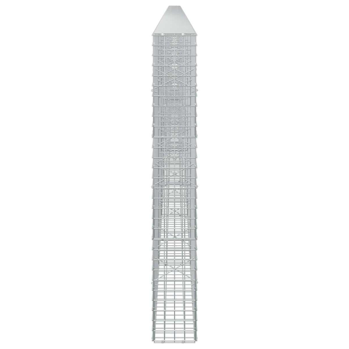 vidaXL Gabion z drutu 3,5 mm i siatką 5x5 cm 950x20x150 cm