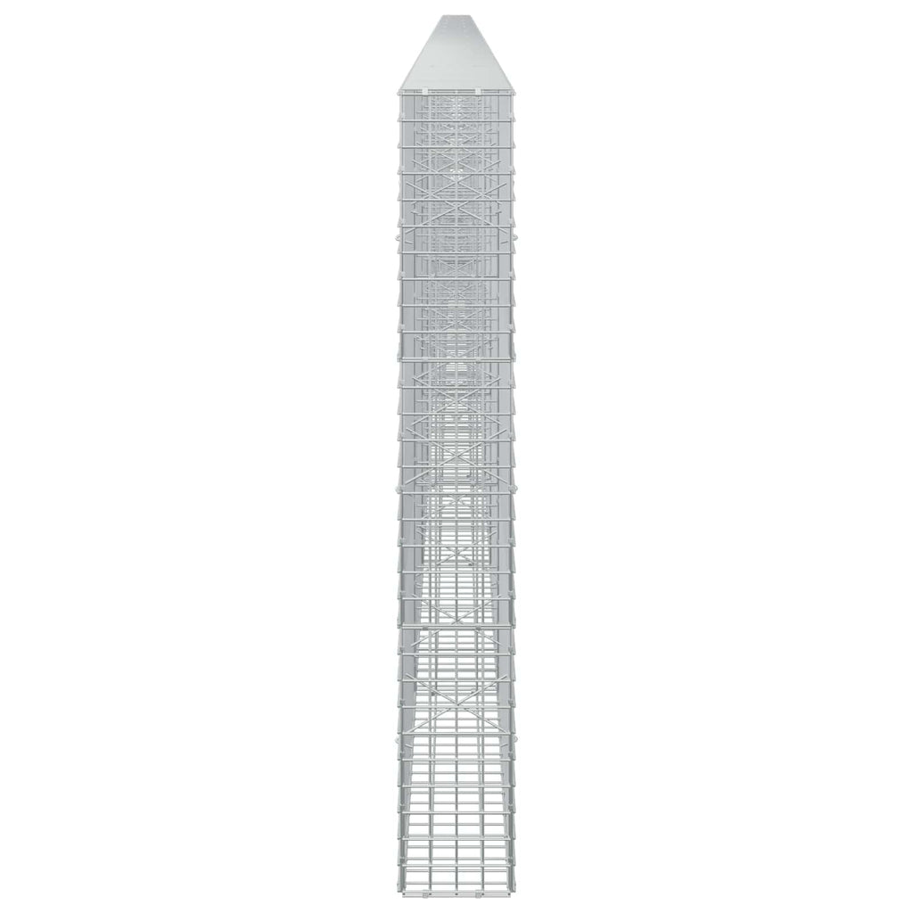 vidaXL Gabion z drutu 3,5 mm i siatką 5x5 cm 1050x20x150 cm
