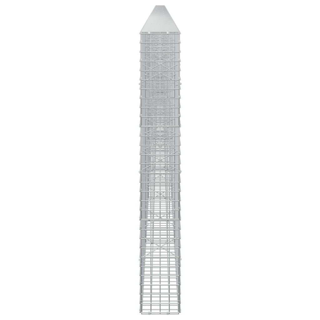 vidaXL Gabion z drutu 3,5 mm i siatką 5x5 cm 1150x20x150 cm