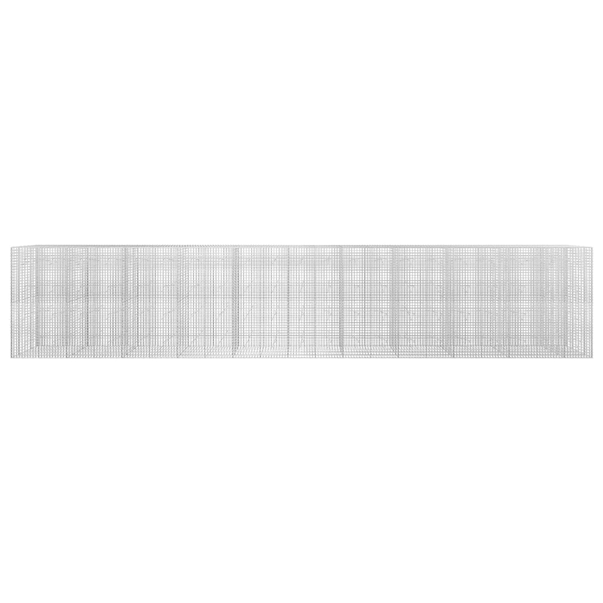 vidaXL Gabion z drutu 3,5 mm i siatką 5x5 cm 1050x20x200 cm