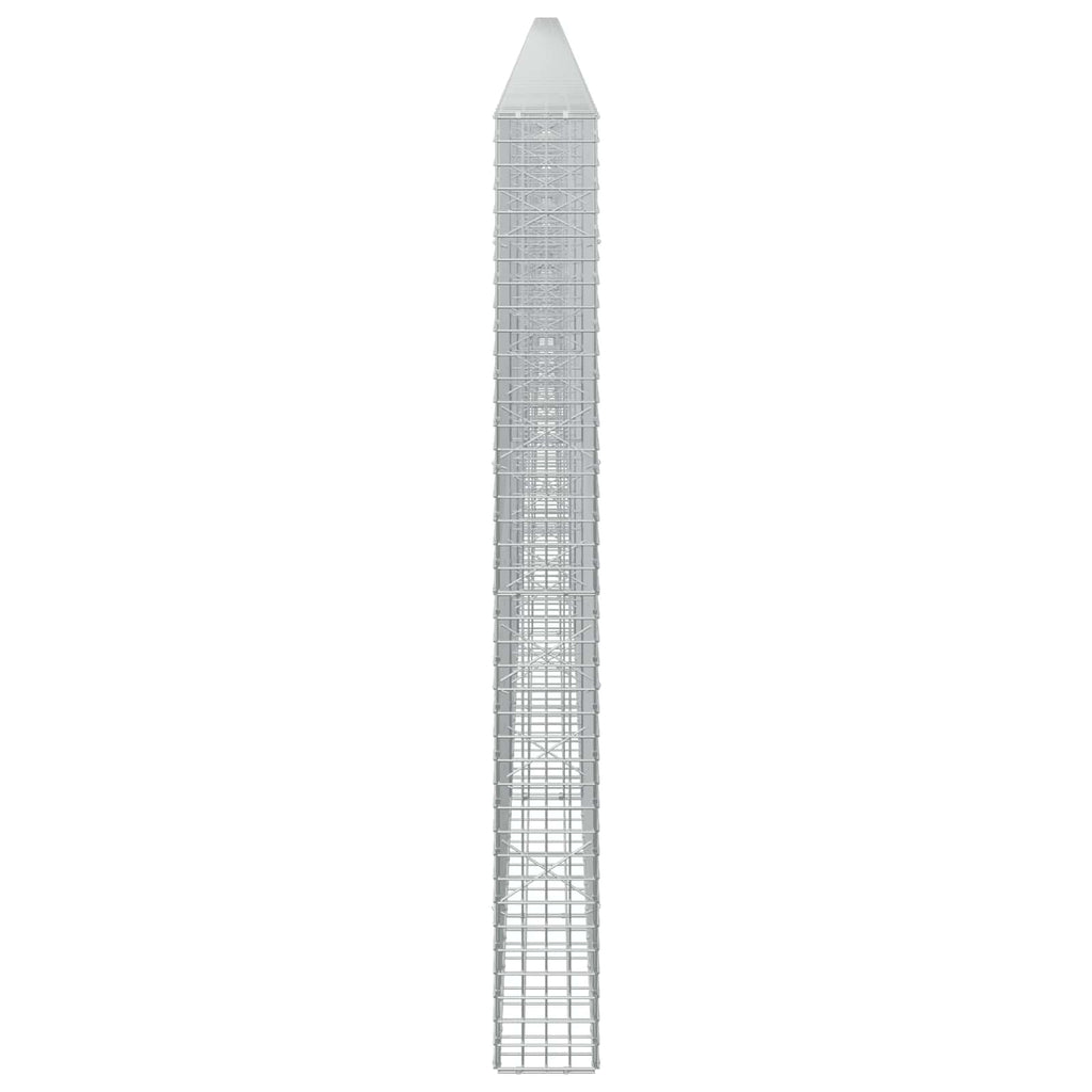 vidaXL Gabion z drutu 3,5 mm i siatką 5x5 cm 1050x20x200 cm