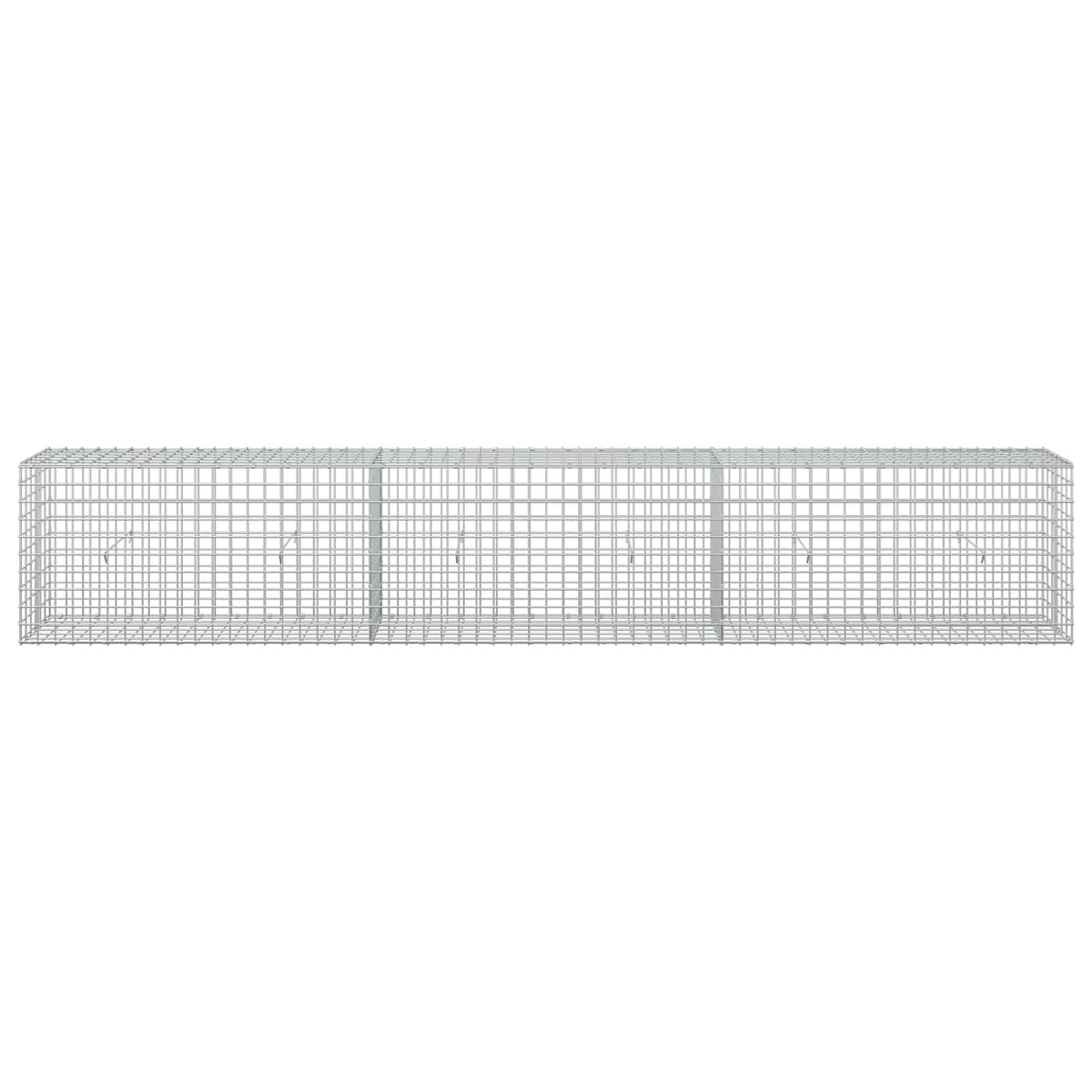 vidaXL Gabion z drutu 3,5 mm i siatką 5x5 cm 300x30x50 cm