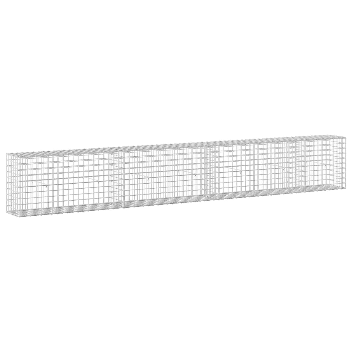 vidaXL Gabion z drutu 3,5 mm i siatką 5x5 cm 350x30x50 cm