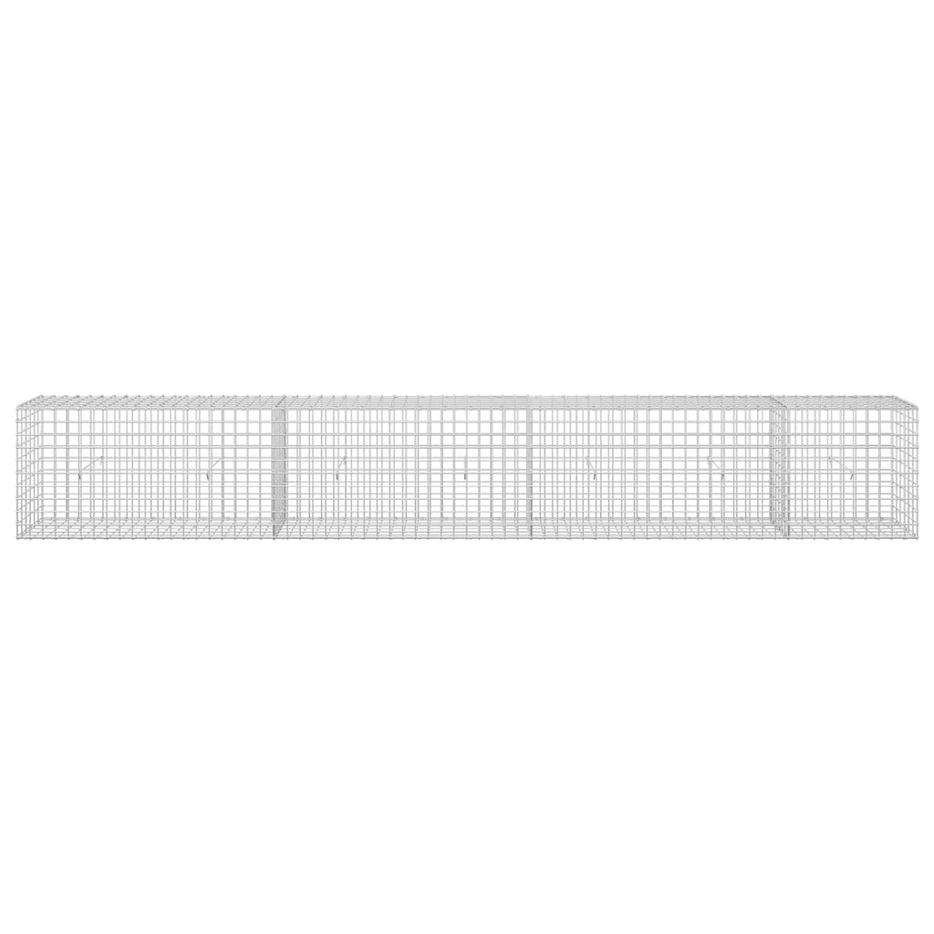 vidaXL Gabion z drutu 3,5 mm i siatką 5x5 cm 350x30x50 cm