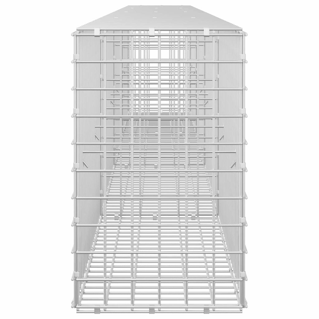vidaXL Gabion z drutu 3,5 mm i siatką 5x5 cm 400x30x50 cm