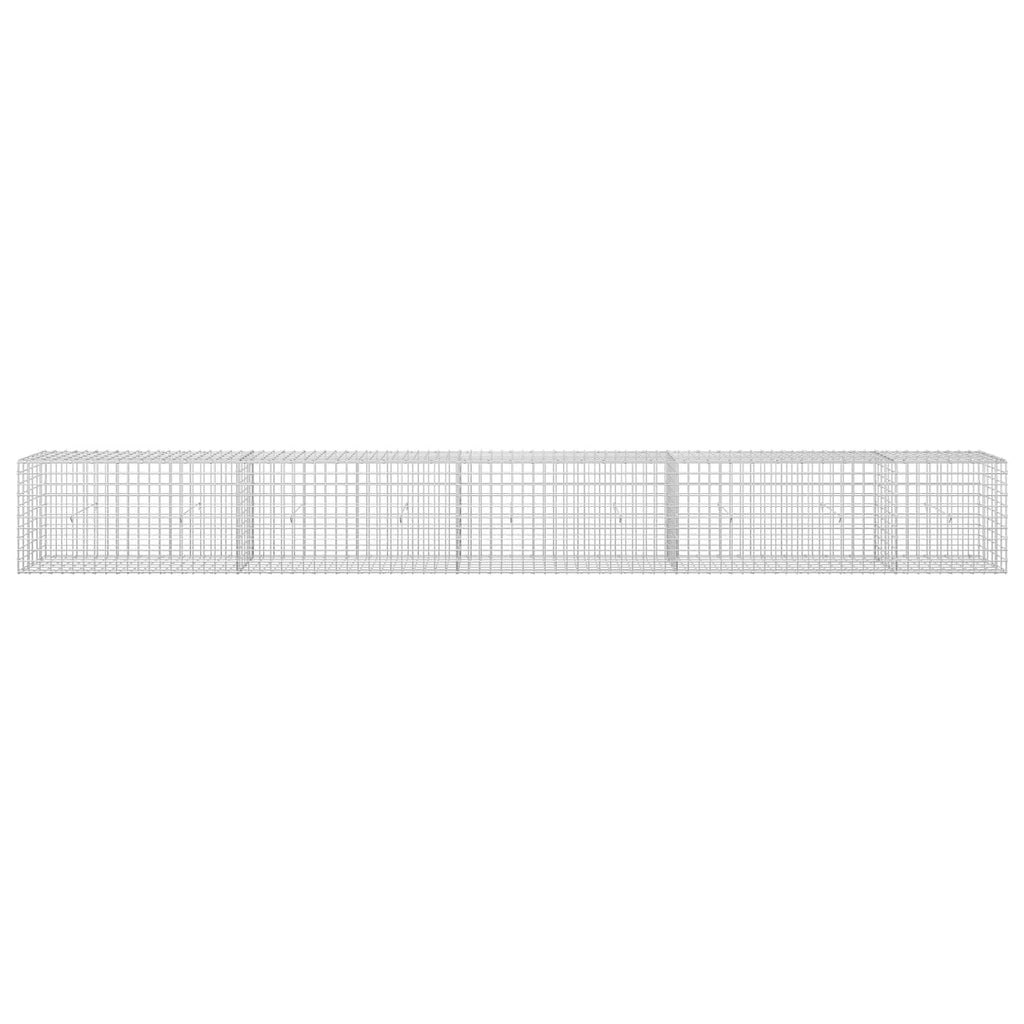 vidaXL Gabion z drutu 3,5 mm i siatką 5x5 cm 450x30x50 cm