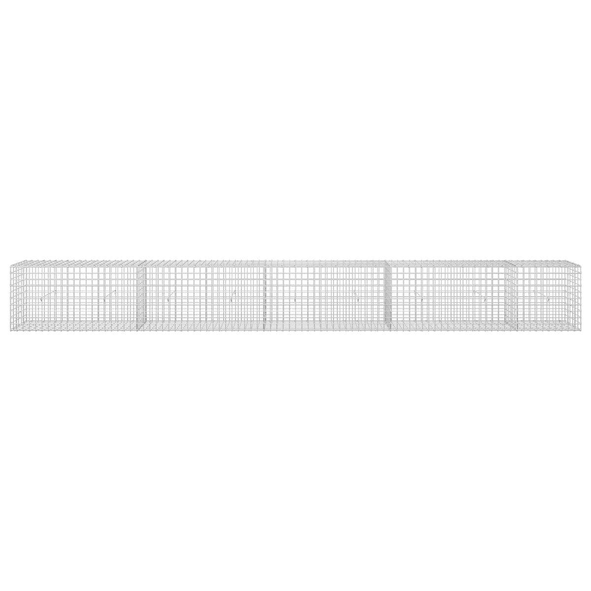 vidaXL Gabion z drutu 3,5 mm i siatką 5x5 cm 450x30x50 cm