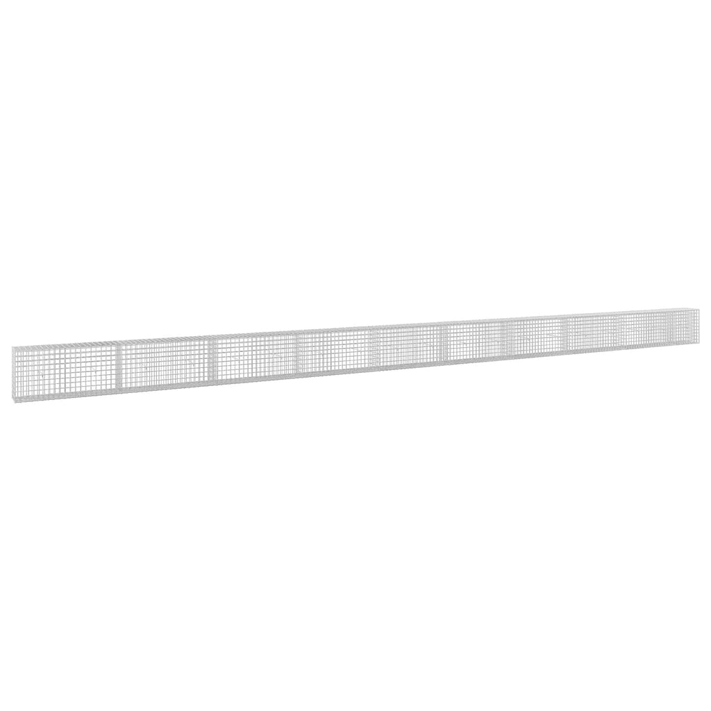 vidaXL Gabion z drutu 3,5 mm i siatką 5x5 cm 950x30x50 cm