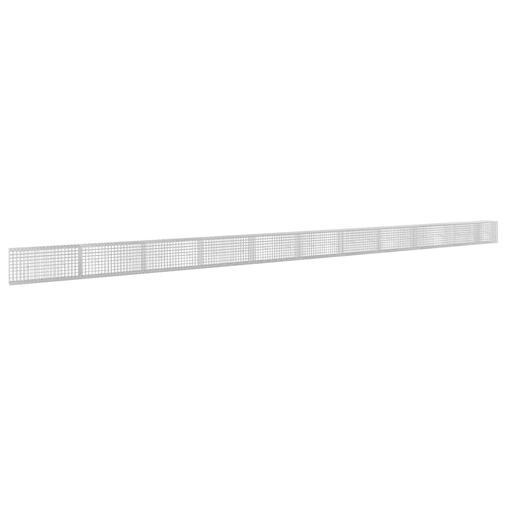 vidaXL Gabion z drutu 3,5 mm i siatką 5x5 cm 1050x30x50 cm