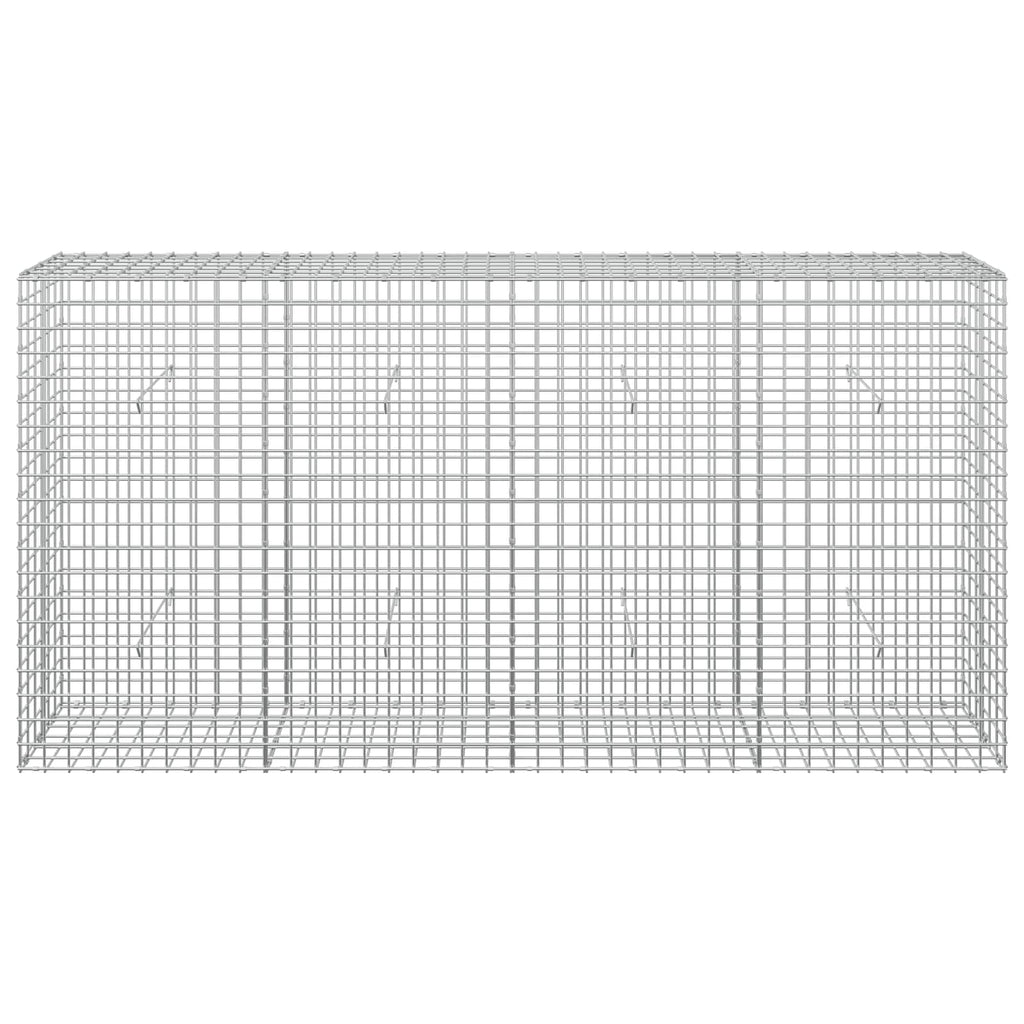 vidaXL Gabion z drutu 3,5 mm i siatką 5x5 cm 200x30x100 cm