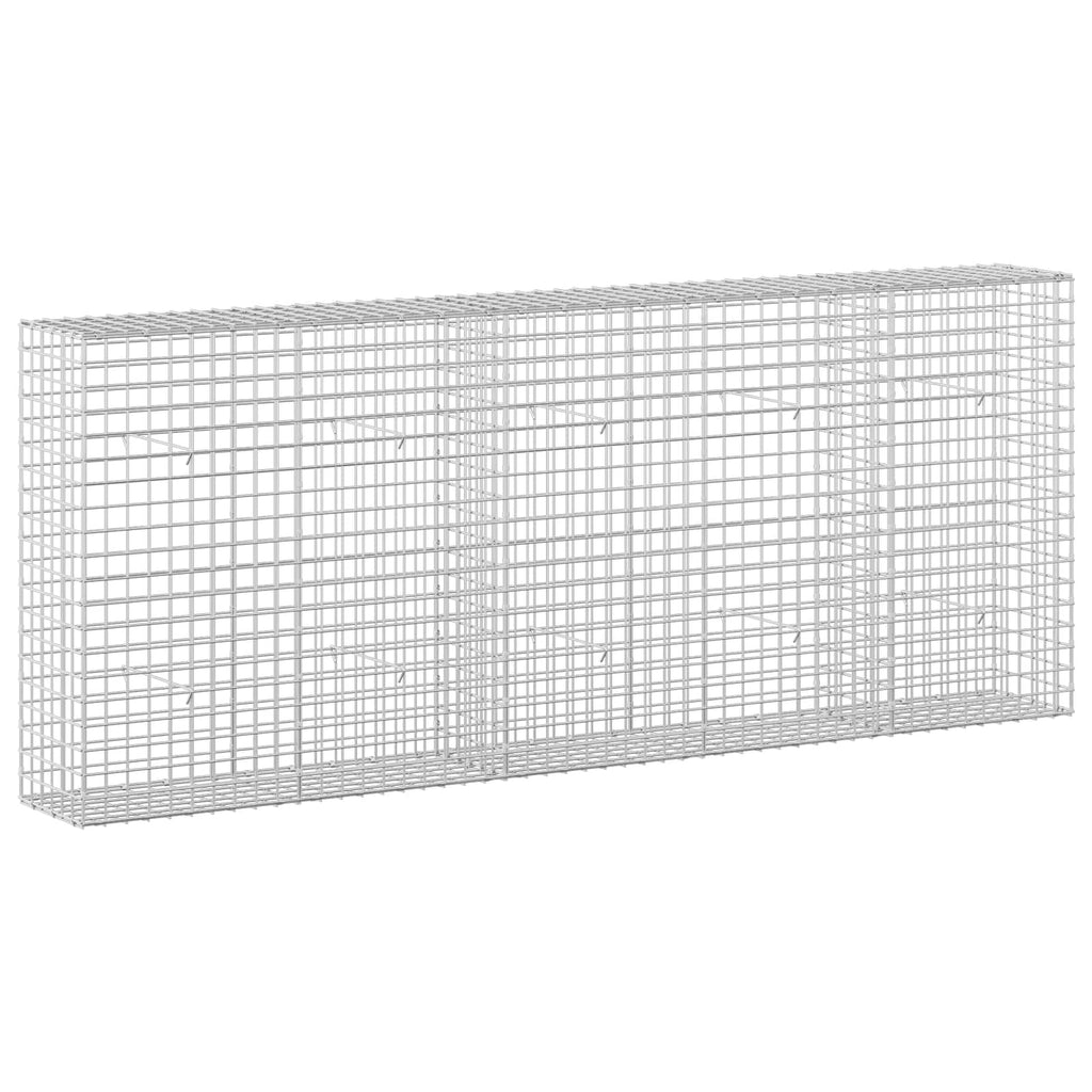 vidaXL Gabion z drutu 3,5 mm i siatką 5x5 cm 250x30x100 cm