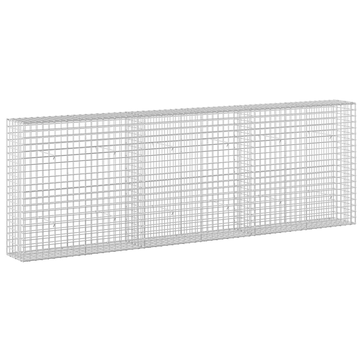 vidaXL Gabion z drutu 3,5 mm i siatką 5x5 cm 300x30x100 cm