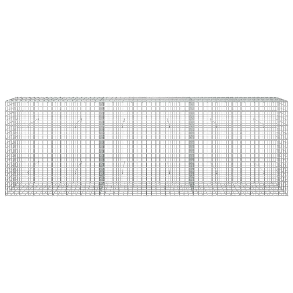 vidaXL Gabion z drutu 3,5 mm i siatką 5x5 cm 300x30x100 cm