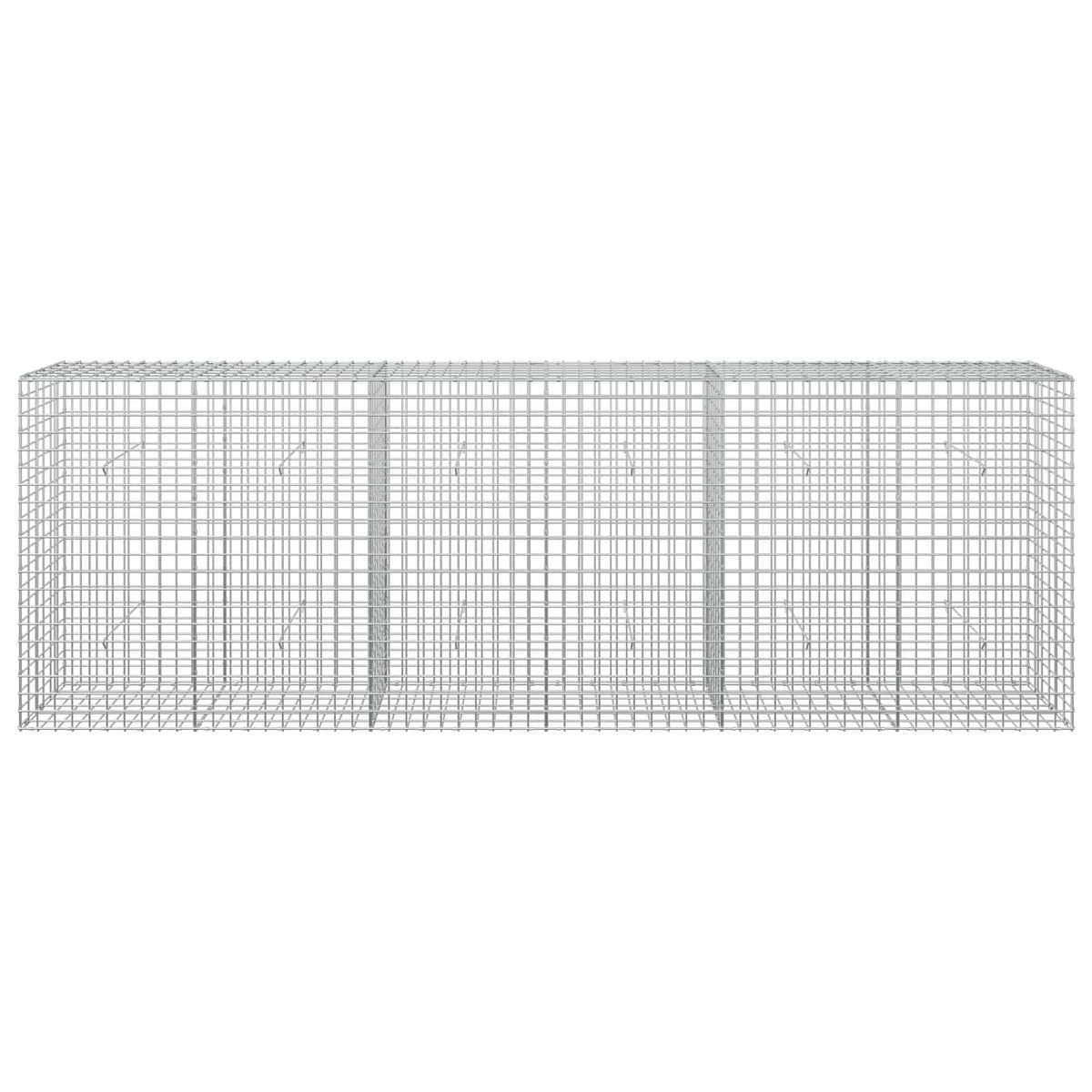 vidaXL Gabion z drutu 3,5 mm i siatką 5x5 cm 300x30x100 cm