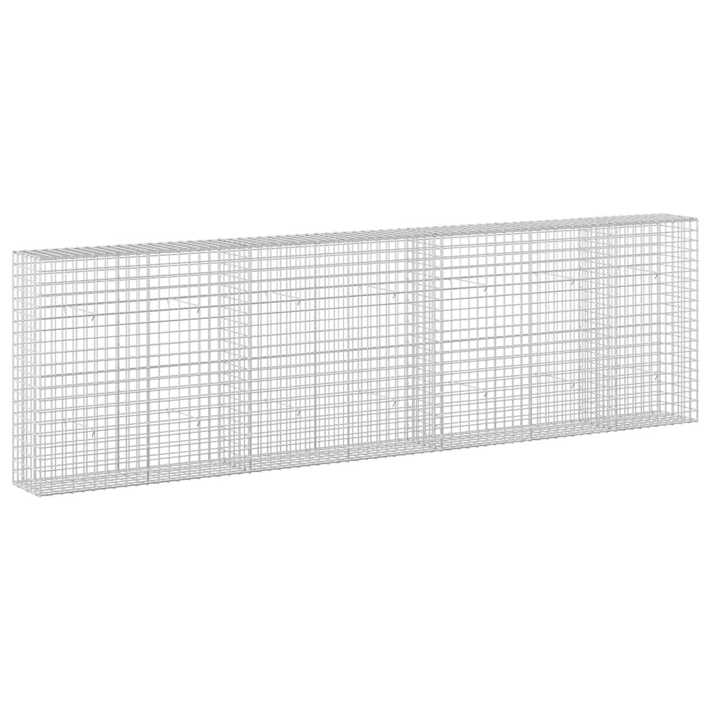 vidaXL Gabion z drutu 3,5 mm i siatką 5x5 cm 350x30x100 cm