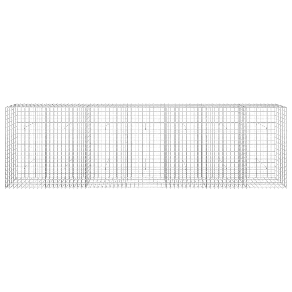 vidaXL Gabion z drutu 3,5 mm i siatką 5x5 cm 350x30x100 cm