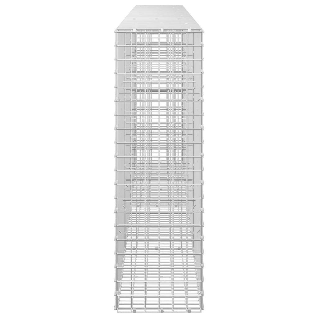 vidaXL Gabion z drutu 3,5 mm i siatką 5x5 cm 350x30x100 cm
