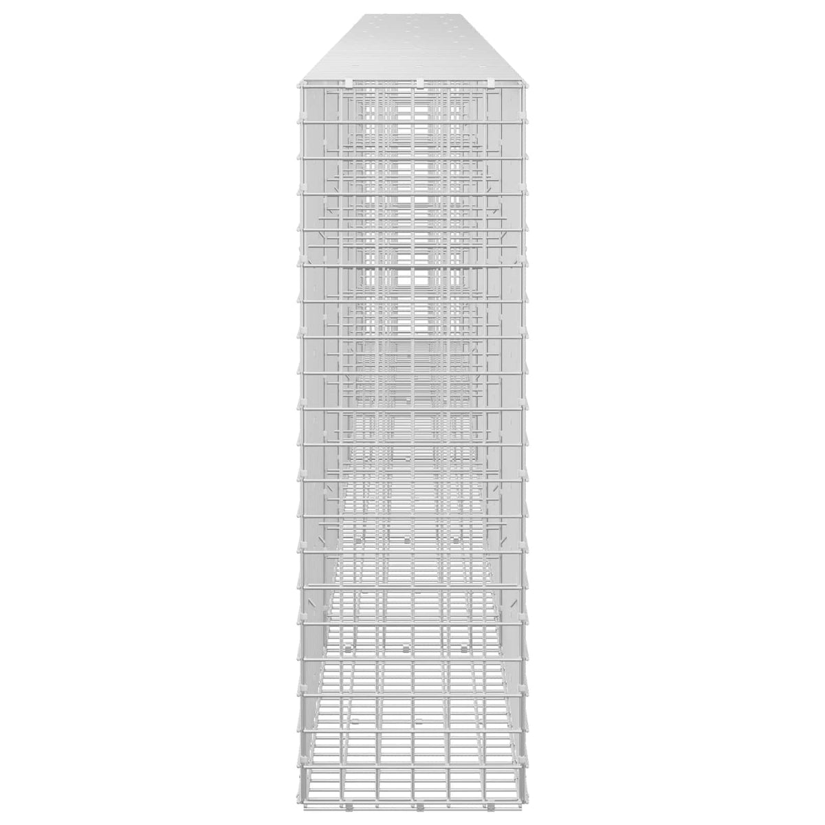 vidaXL Gabion z drutu 3,5 mm i siatką 5x5 cm 550x30x100 cm