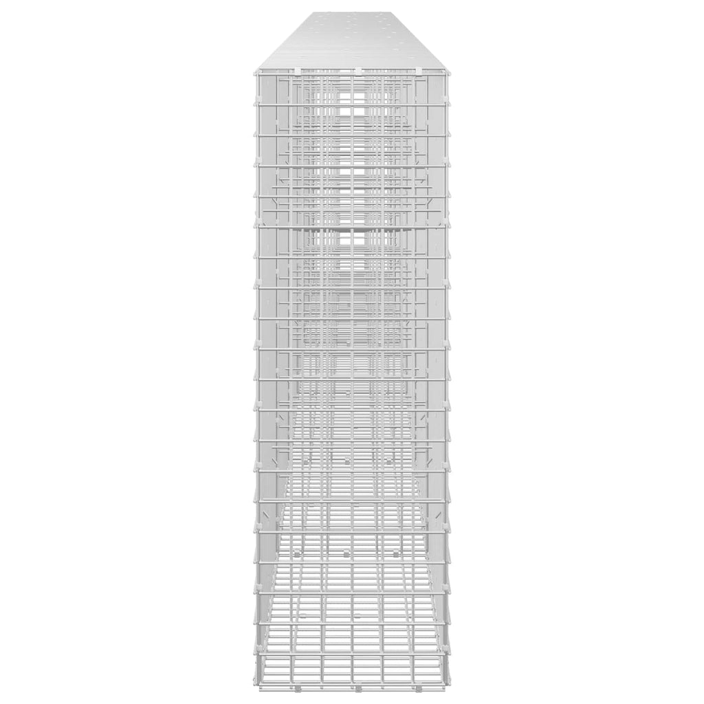vidaXL Gabion z drutu 3,5 mm i siatką 5x5 cm 600x30x100 cm