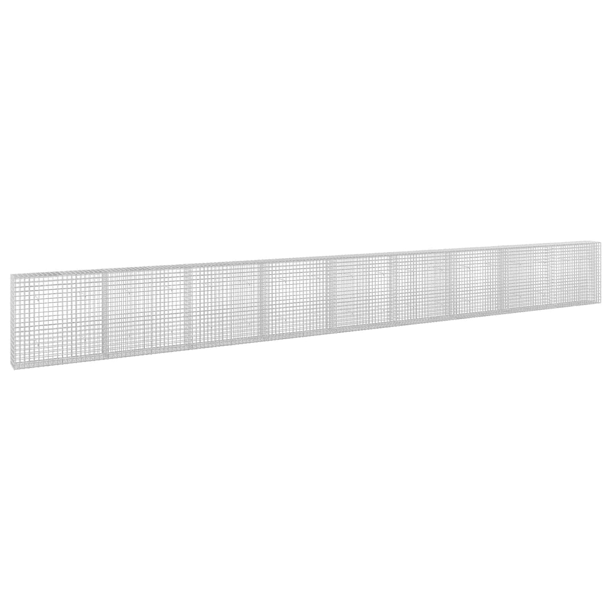 vidaXL Gabion z drutu 3,5 mm i siatką 5x5 cm 900x30x100 cm