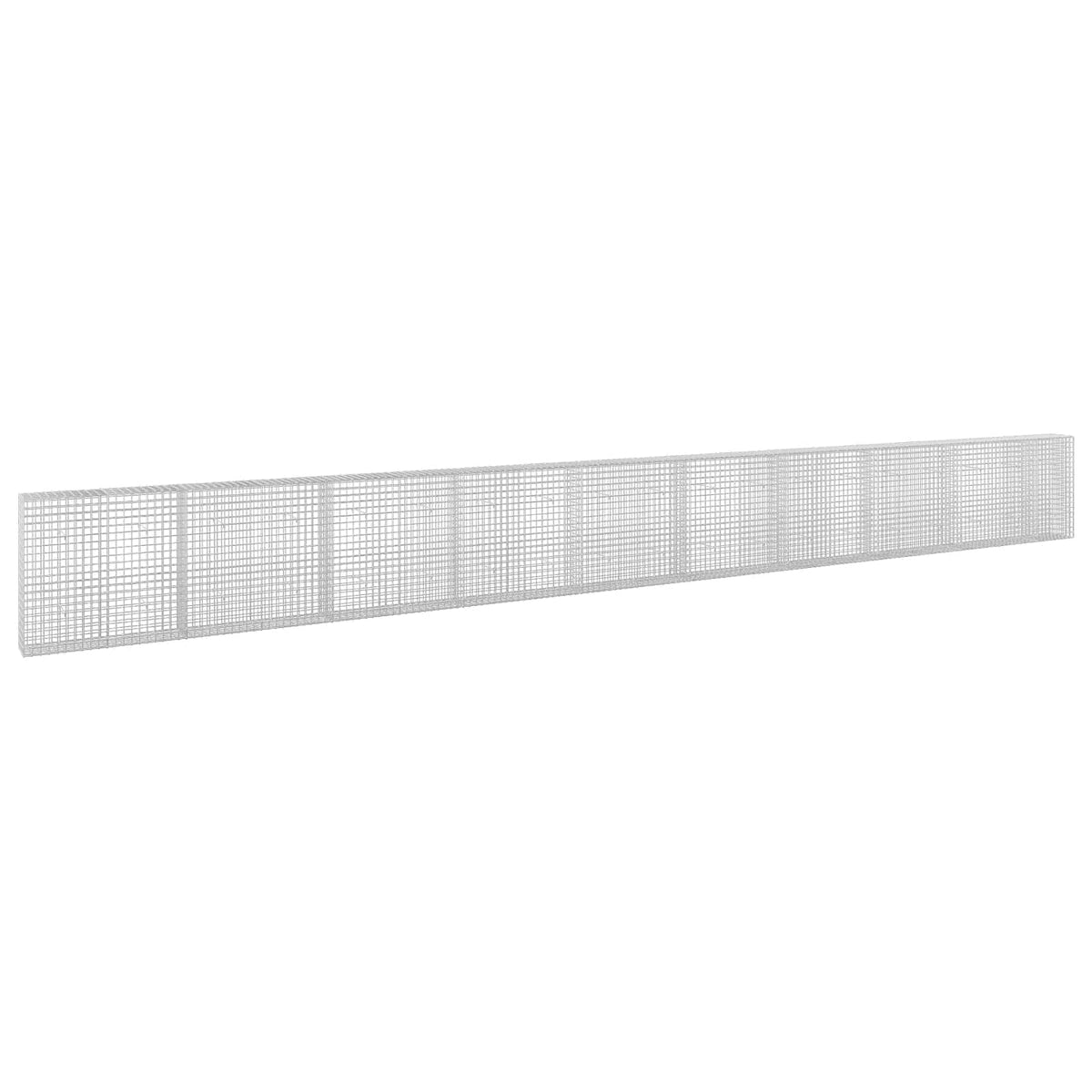 vidaXL Gabion z drutu 3,5 mm i siatką 5x5 cm 950x30x100 cm