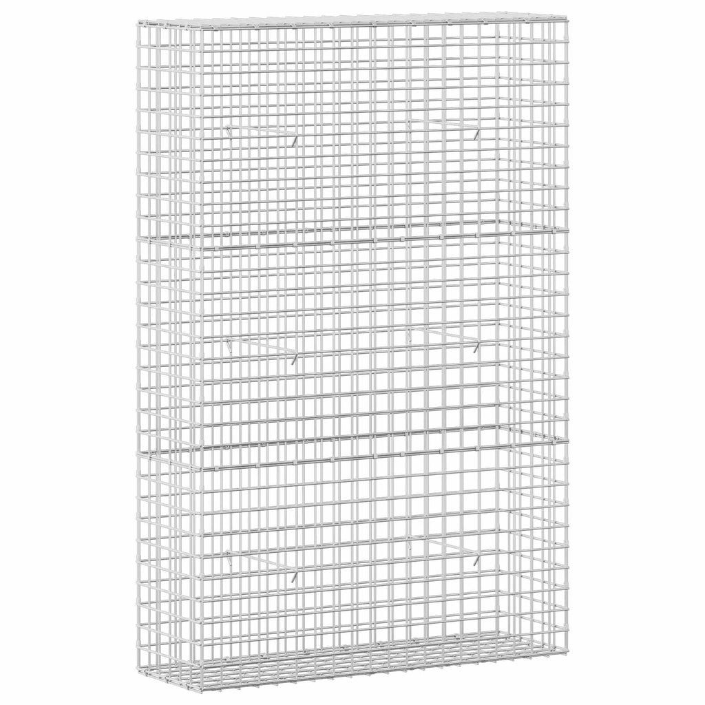 vidaXL Gabion z drutu 3,5 mm i siatką 5x5 cm 100x30x150 cm