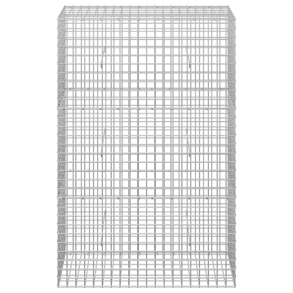 vidaXL Gabion z drutu 3,5 mm i siatką 5x5 cm 100x30x150 cm
